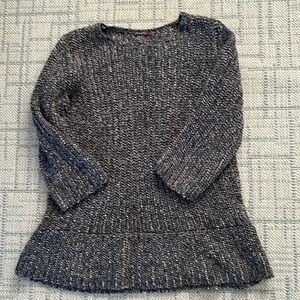 J McLaughlin Cotton Crocheted Sweater